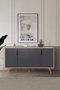Hanah Home Sırma 4516 Roble Zafiro y Antracita